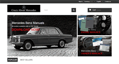 Desktop Screenshot of crazyaboutmercedes.com